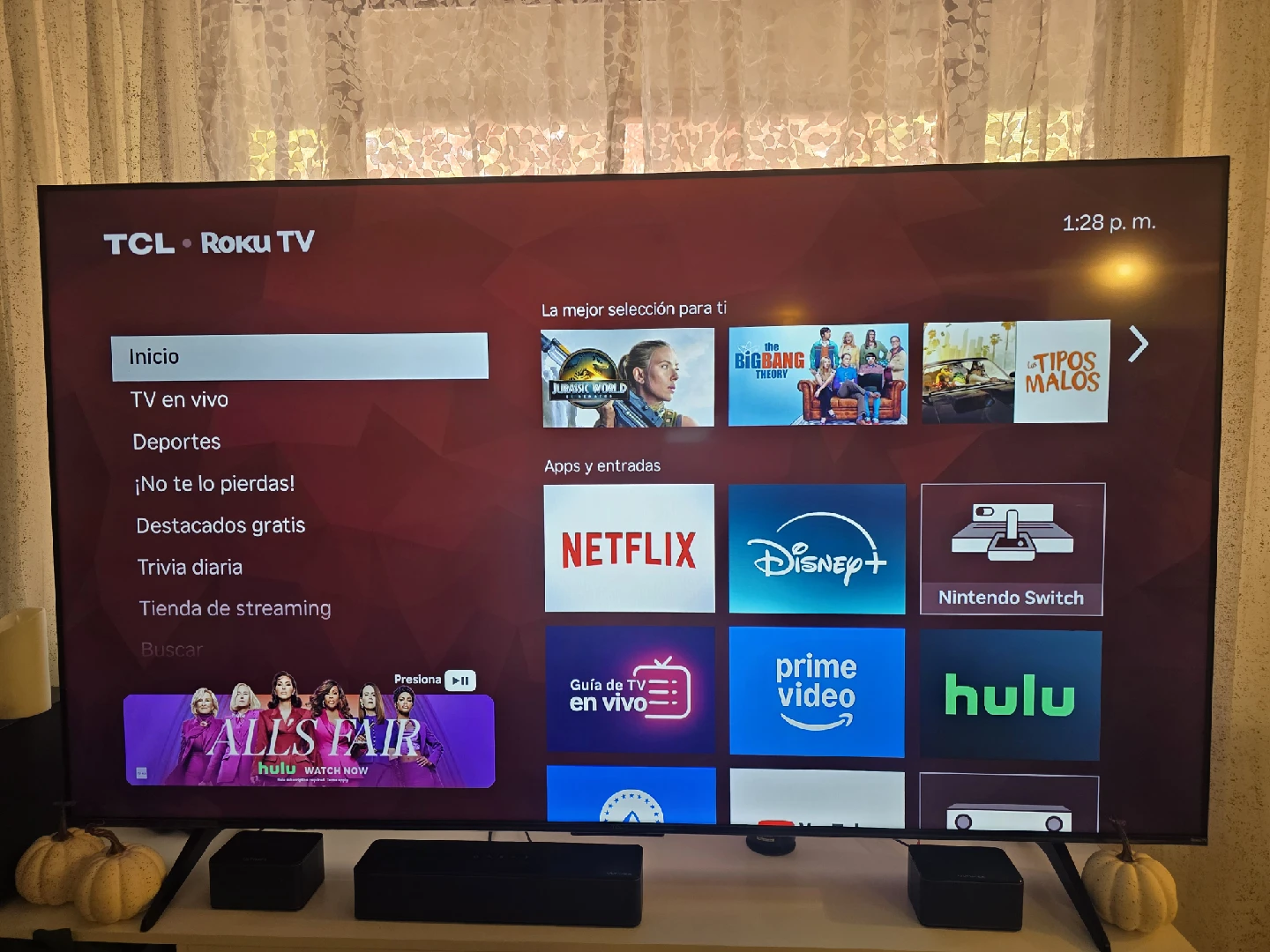 TCL Roku TV and Home theater