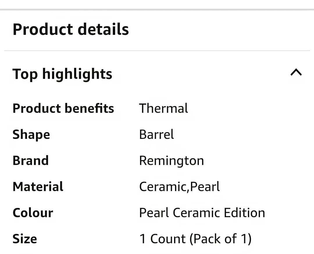 Remington Pro 1"-1 1/2" Conical Curling Wand image indicator(4)