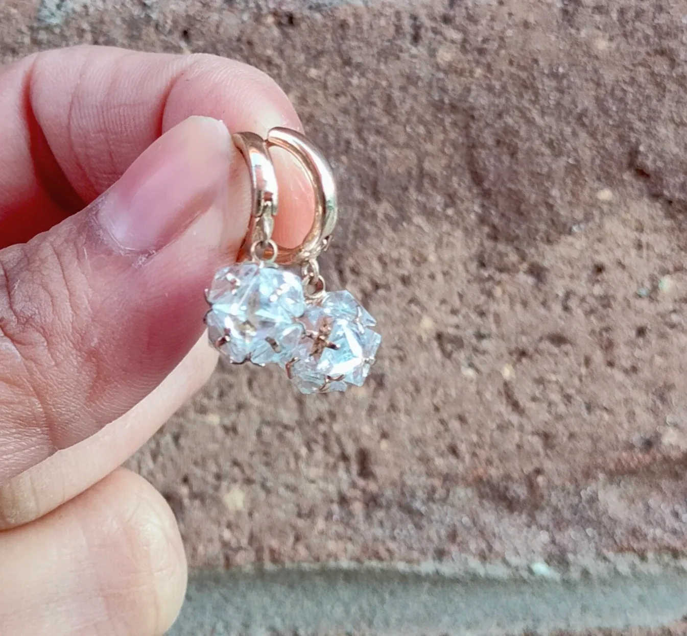 Aldo Dangle Hoop Earrings Small image indicator(3)