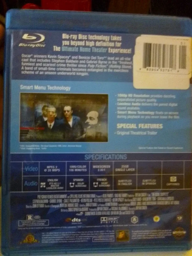 The Usual Suspects Blu-ray Disc image indicator(2)