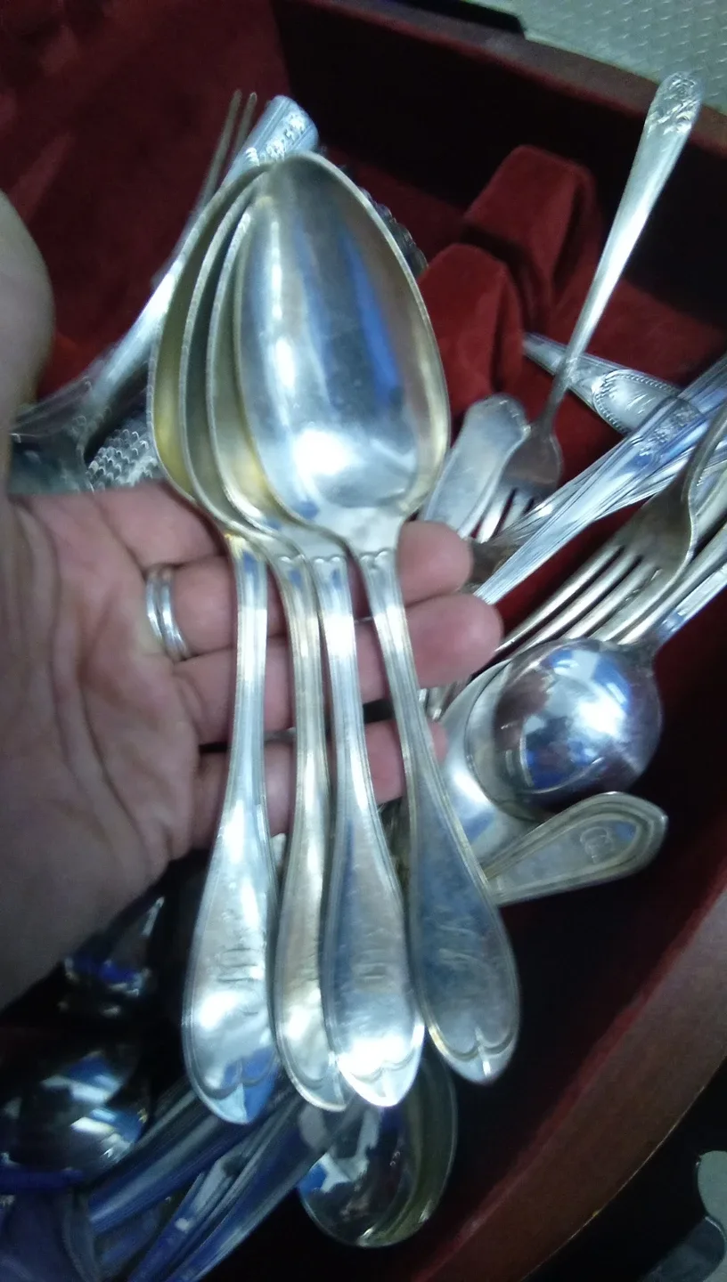 Vintage Community Plate Silverware Set image indicator(8)