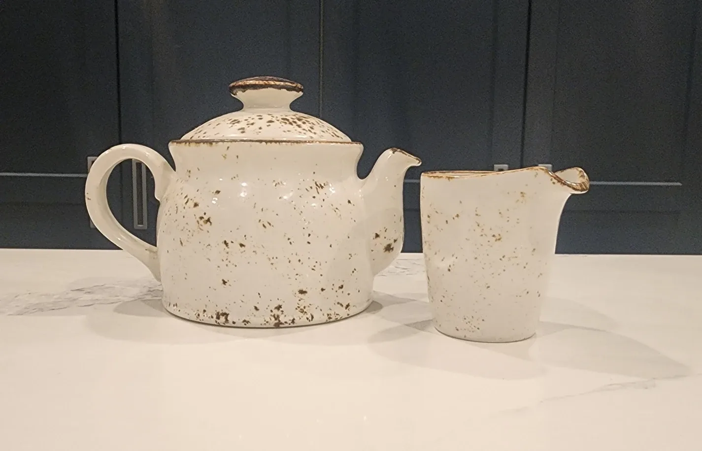 Steelite Craft Ceramic Teapot & Creamer Set