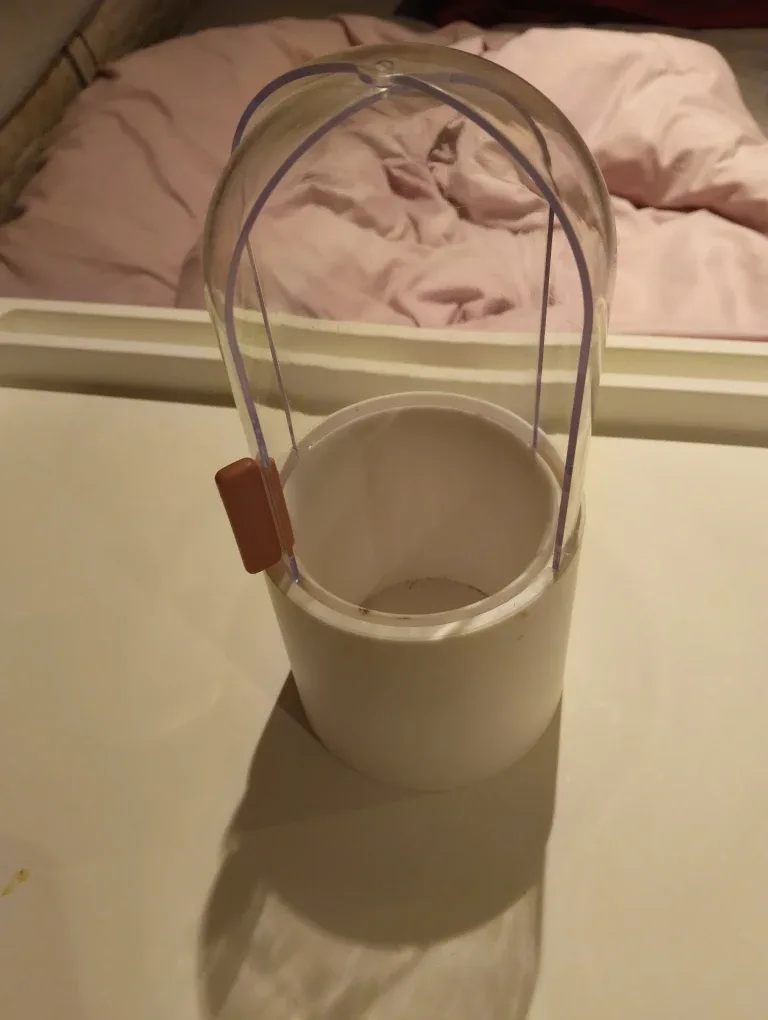 Makeup brush container