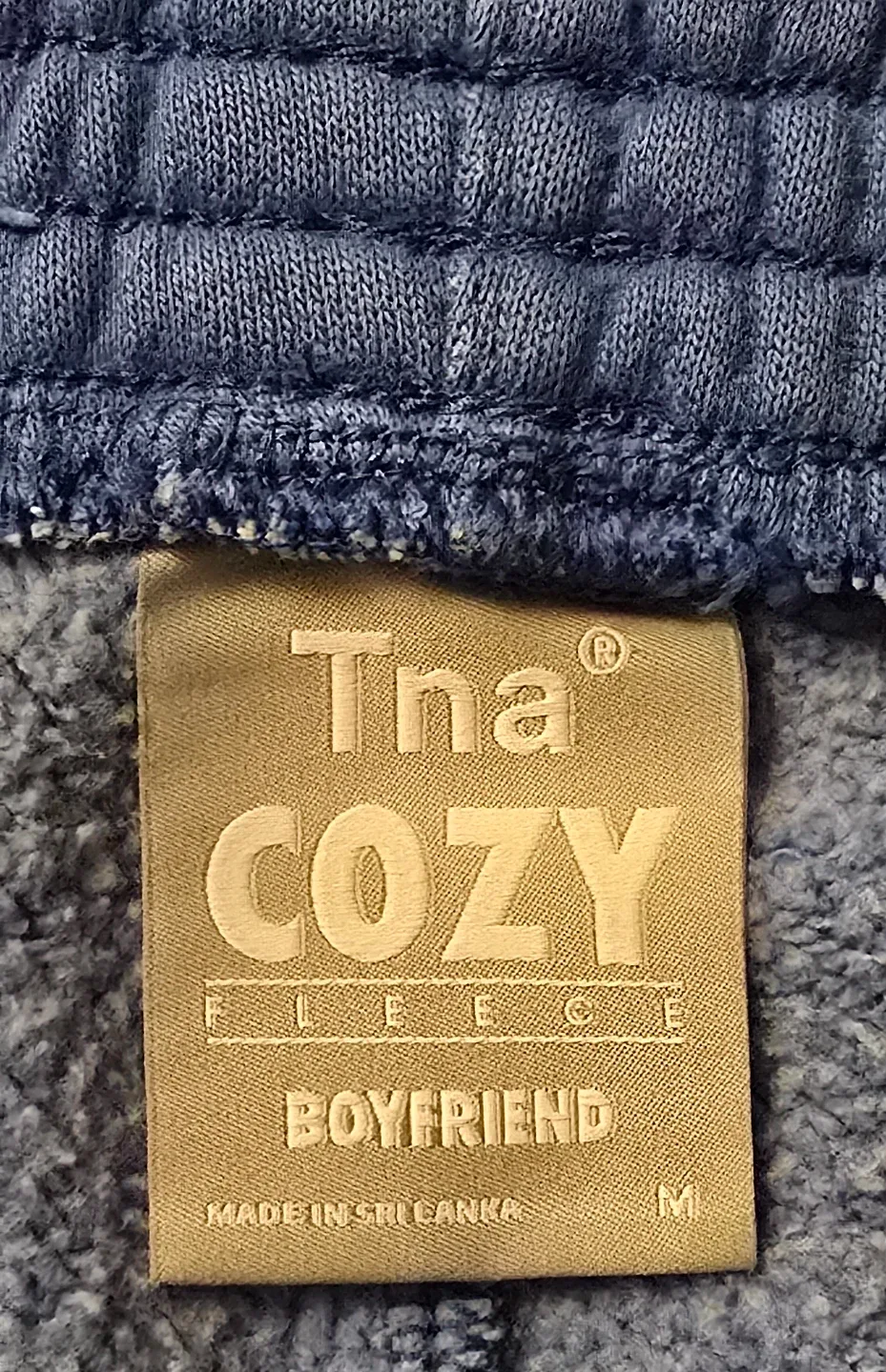 NEW! Aritzia TNA Cozy Boyfriend Straight Leg in Blue! - Size M image indicator(8)