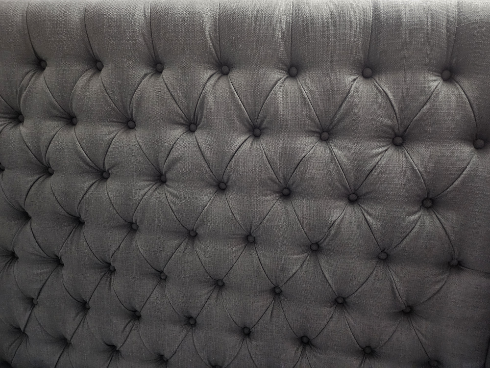 Tufted Grey Headboard - photo 2
