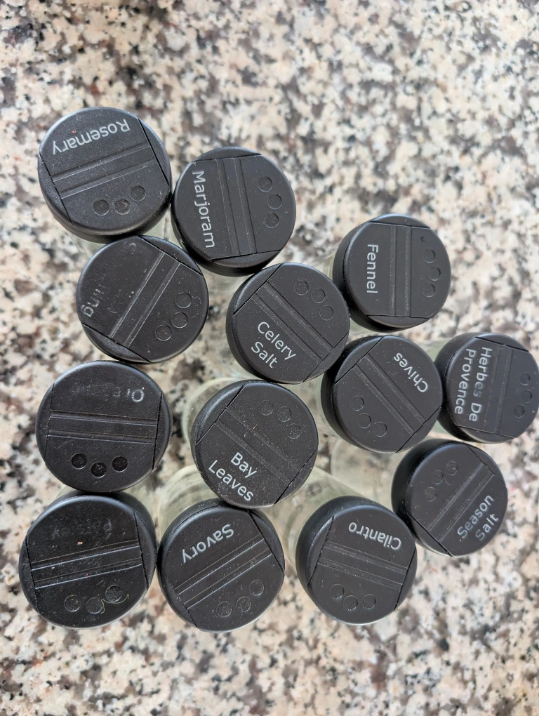 Rotating Spice Rack with Jars - photo 3