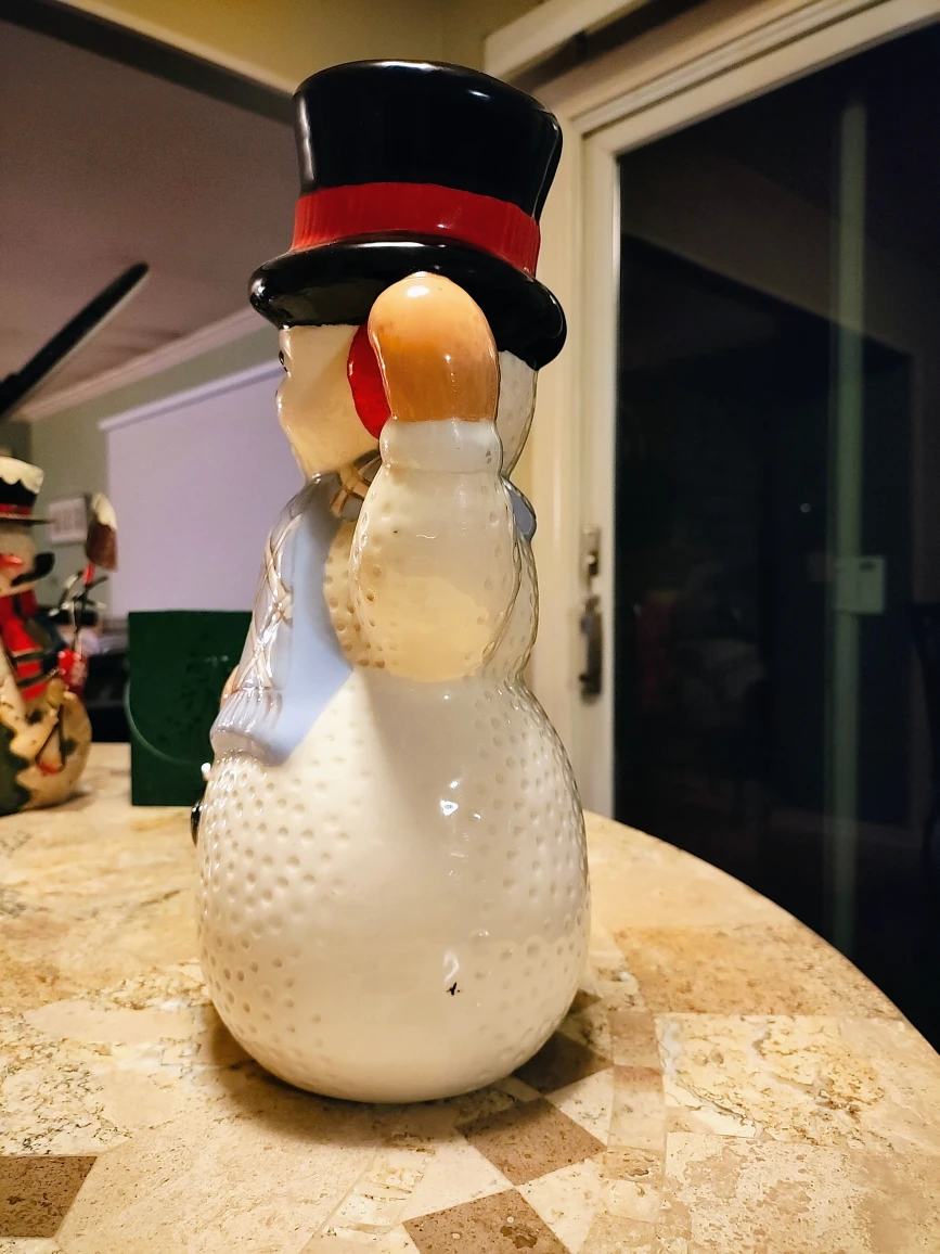 Vtg Christmas Frosty Snowman Figurine 12.5" - photo 3
