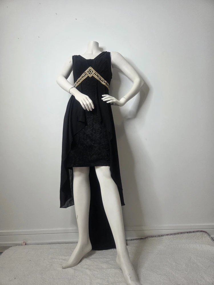 Black Hi-Lo Dress