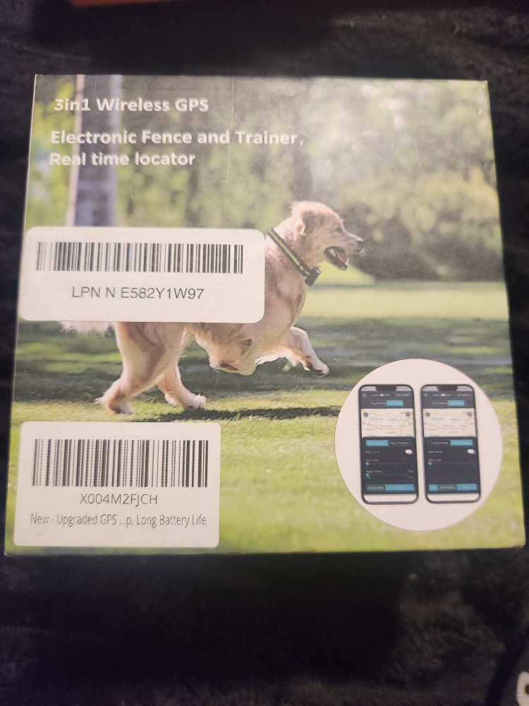 WEUYUY GPS Dog Fence & Tracking Collar System