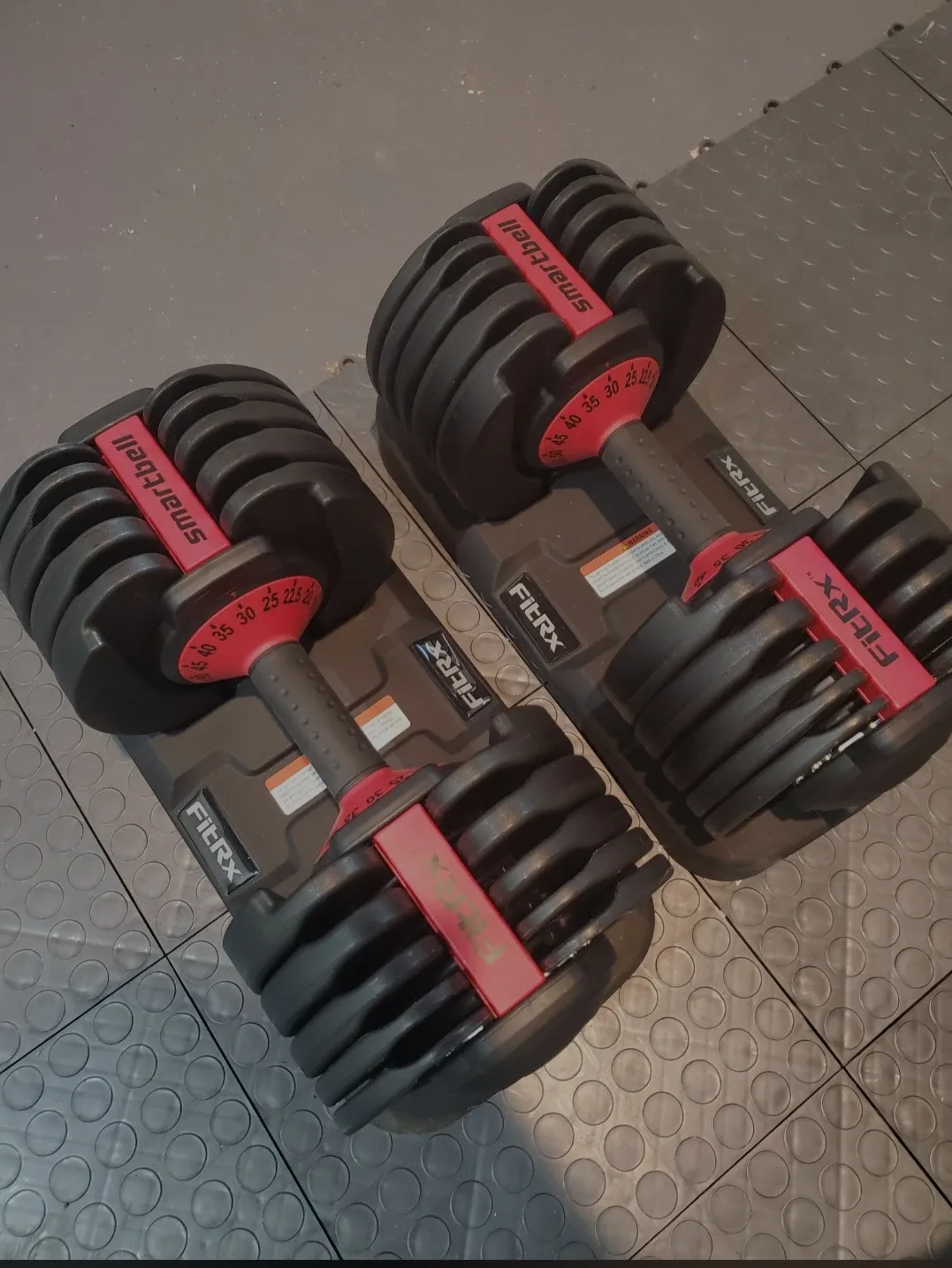 (FREE DELIVERY) FitRx Smartbell Adjustable Dumbbells 52.5 Lbs