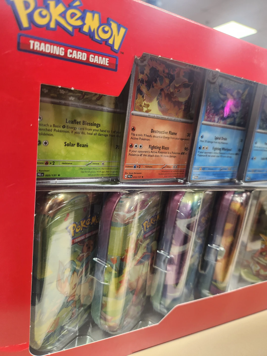 Pokemon Trading Card Game Eevee Evolution Tin 8-Pack - photo 2
