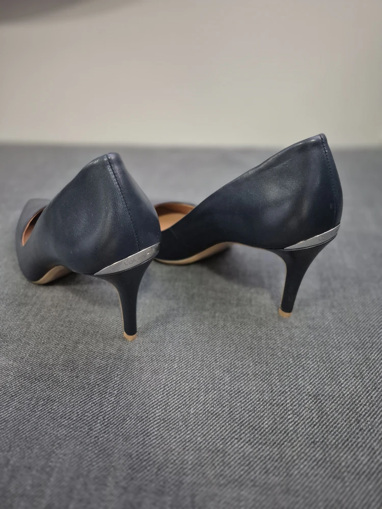 New Calvin Klein Navy Blue Pumps Size 8 - photo 5