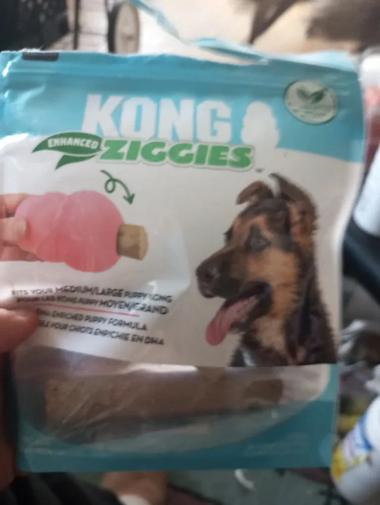 KONG Enhanced Ziggies for Medium/Large Puppies