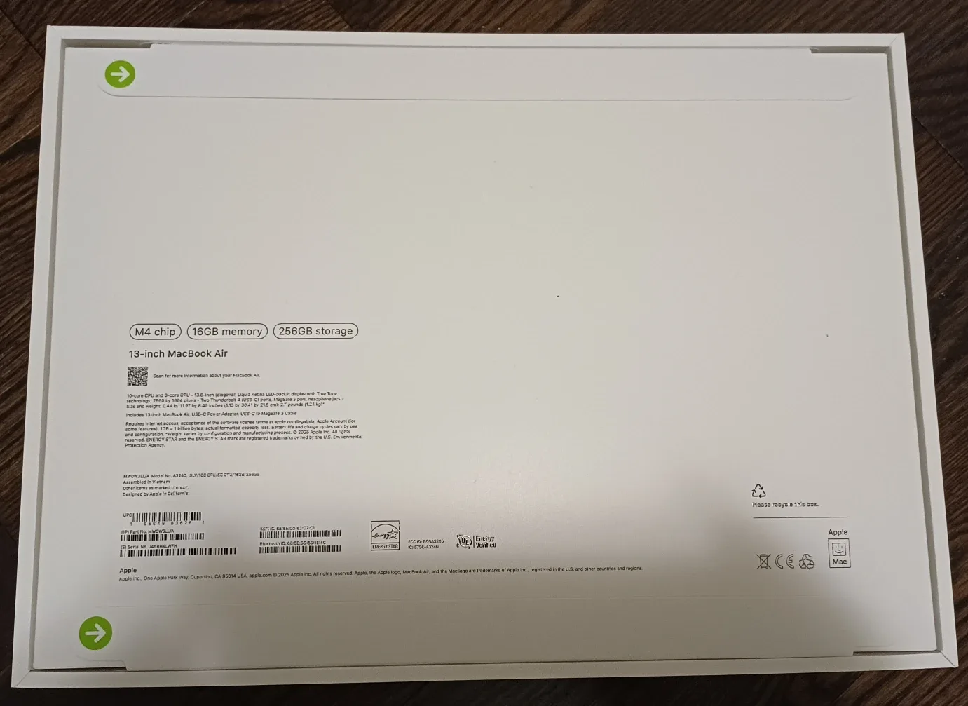 New Apple MacBook Air 13-inch M4 Chip 16GB 256GB image indicator(2)
