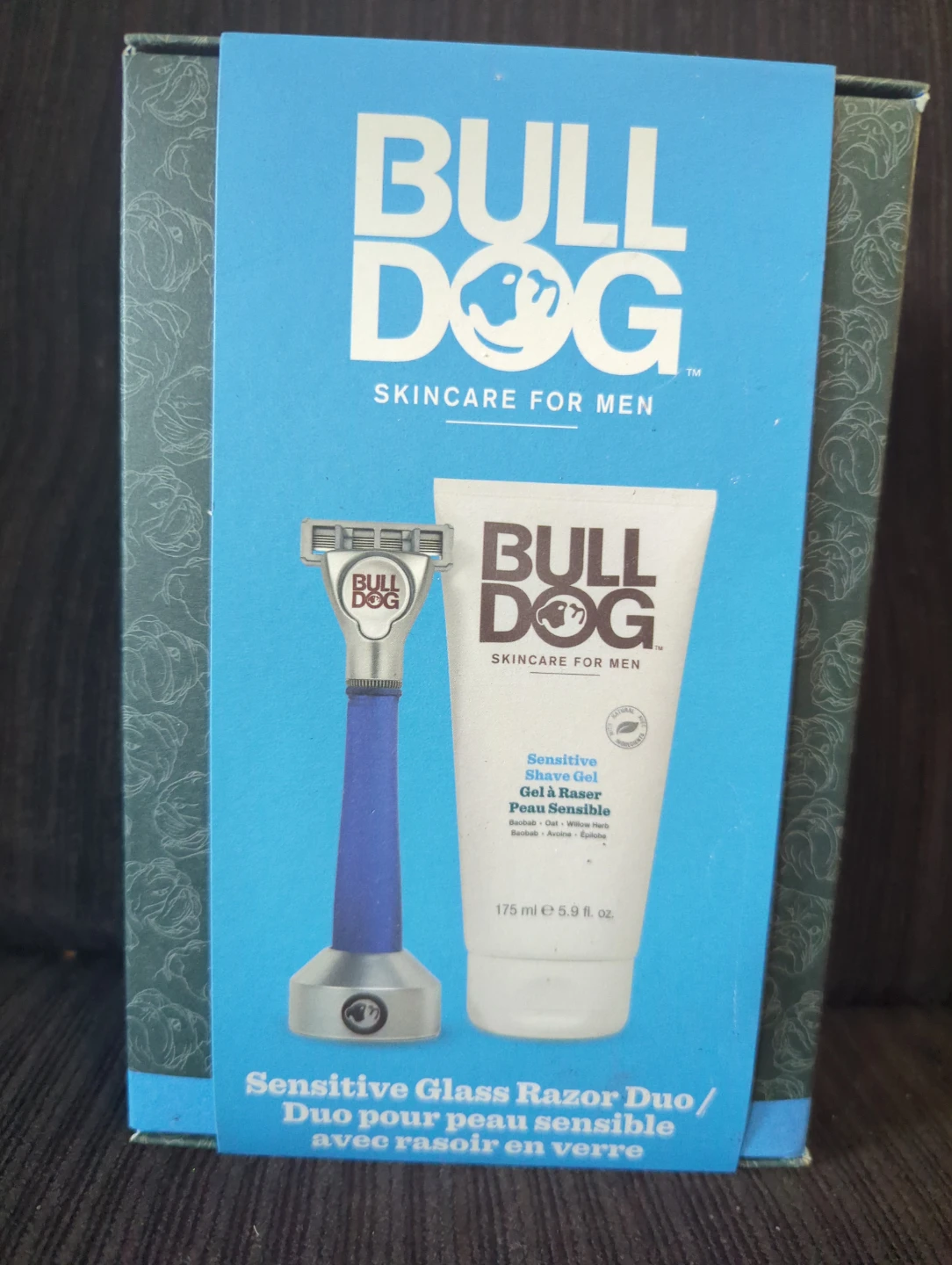 Bulldog Sensitive Glass Razor Duo with Shave Gel