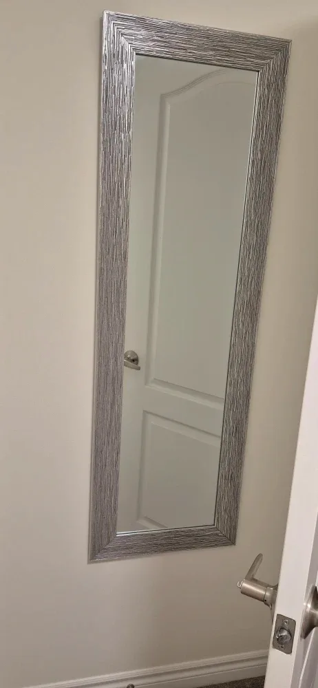 Silver Framed Wall Mirror