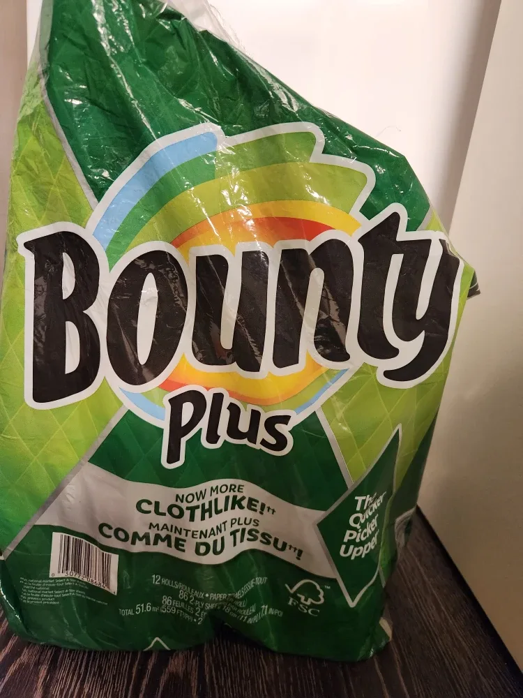 NEW - Paper Towel and Toilet Paper - Bounty Plus & Purex Premium