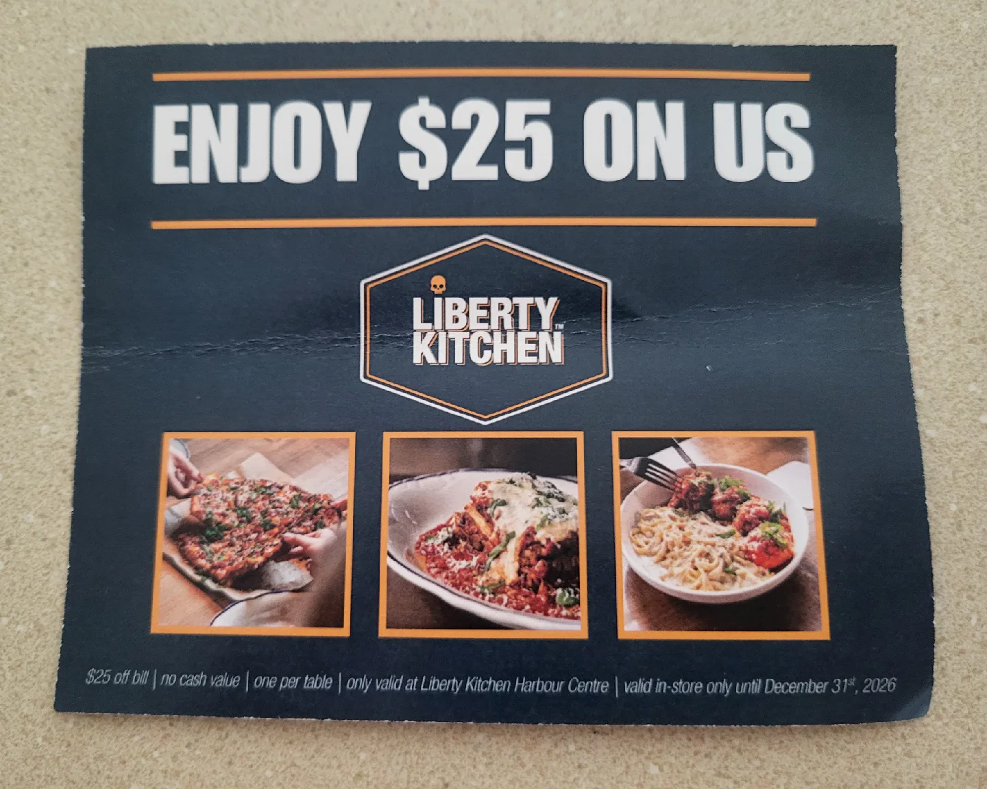 $25 VOUCHER - Liberty Kitchen (N Van)