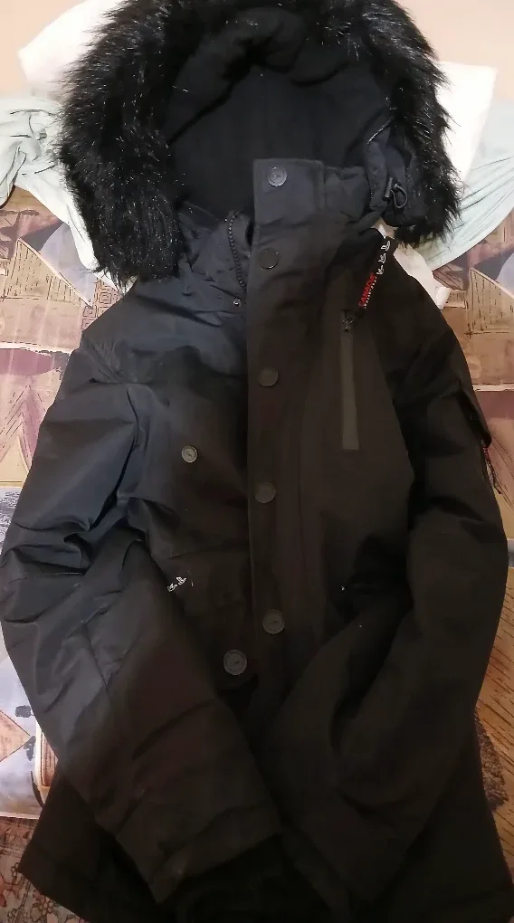 Canada Weathergear Black Winter Jacket - Size S