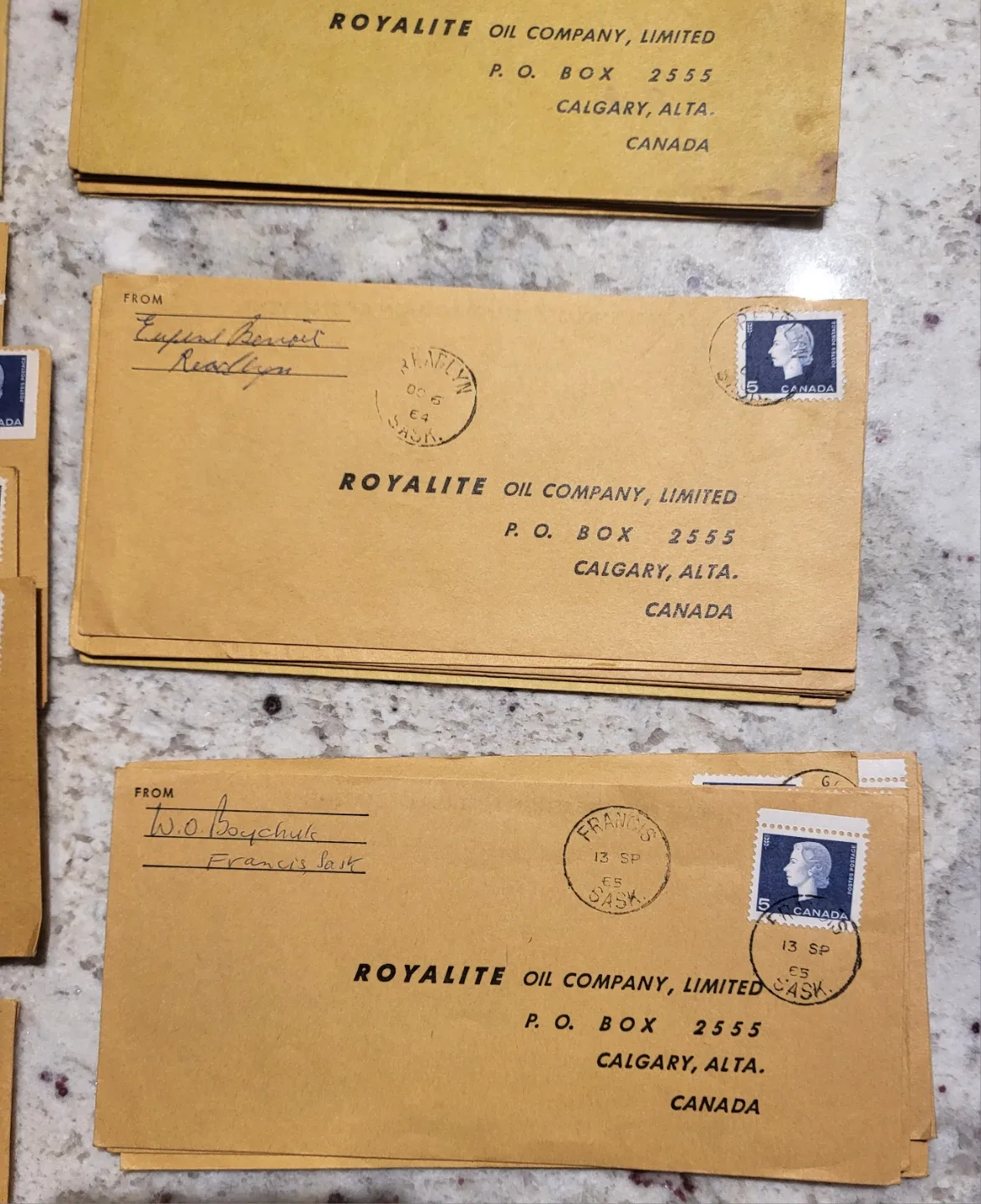 Vintage Royalite Oil Company Envelopes image indicator(3)