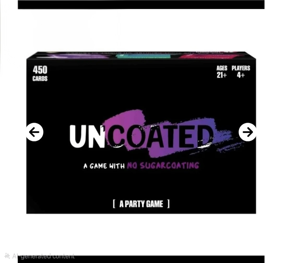 New Uncoated Party Game – Adult Ages 21+