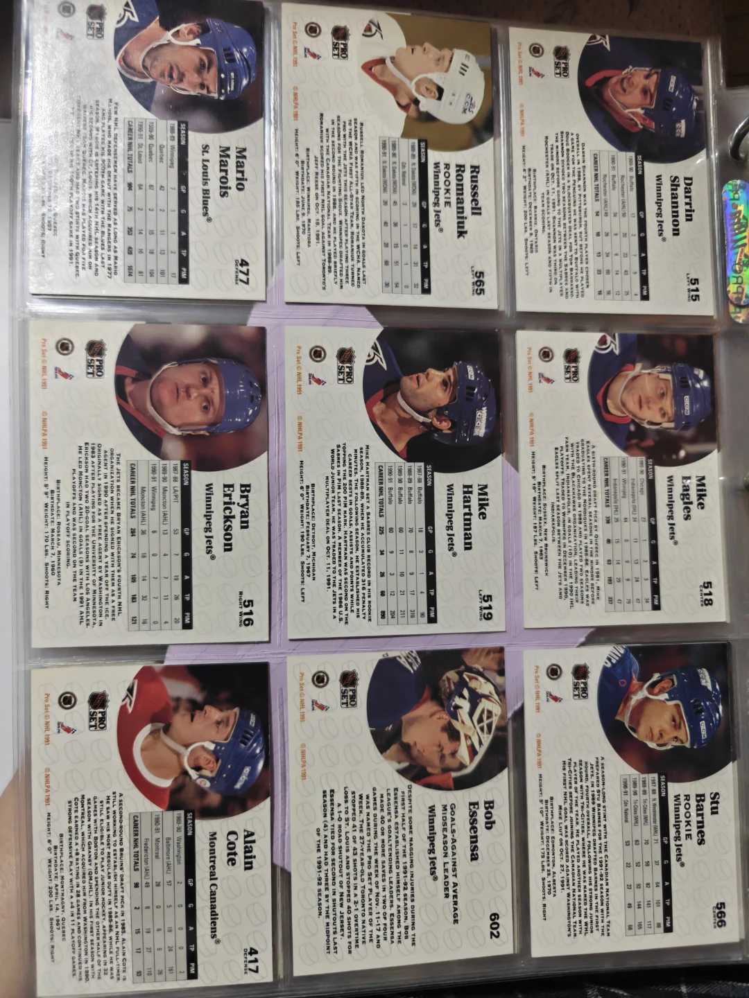 Vintage 1993 NHL Hockey Cards - photo 4