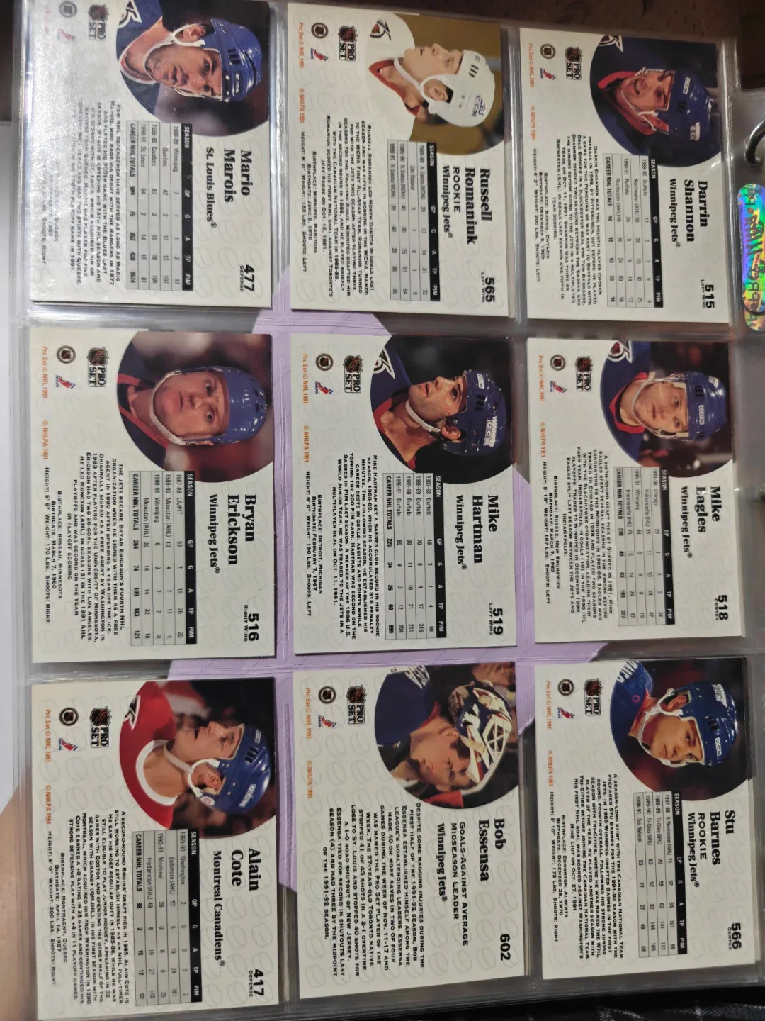 Vintage 1993 NHL Hockey Cards image indicator(4)