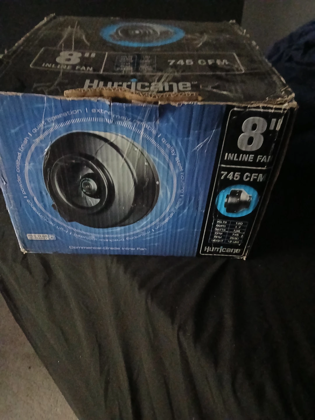 Hurricane 8inch  inline Fan - photo 4
