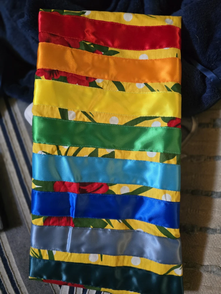 Handmade Rainbow Ribbon Skirt - photo 3