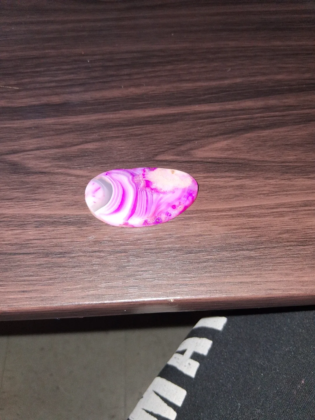 Pink Agate Stone Approx 2 Inches by 1 Inch