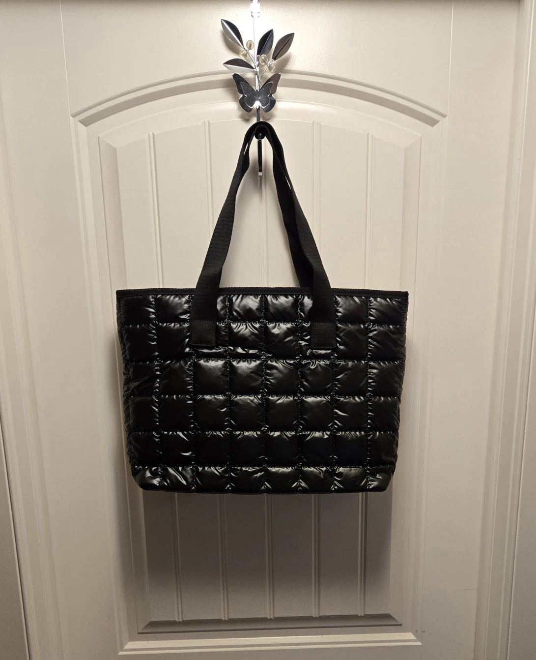 Joe Fresh Black Quilted Tote Bag - photo 4