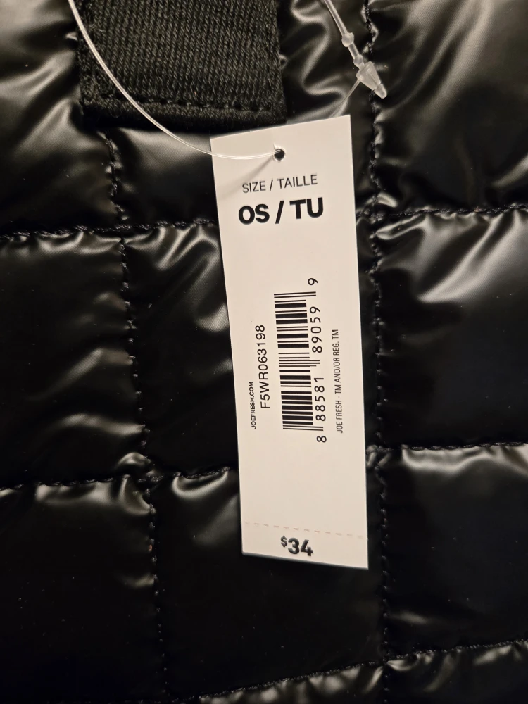 Joe Fresh Black Quilted Tote Bag - photo 5