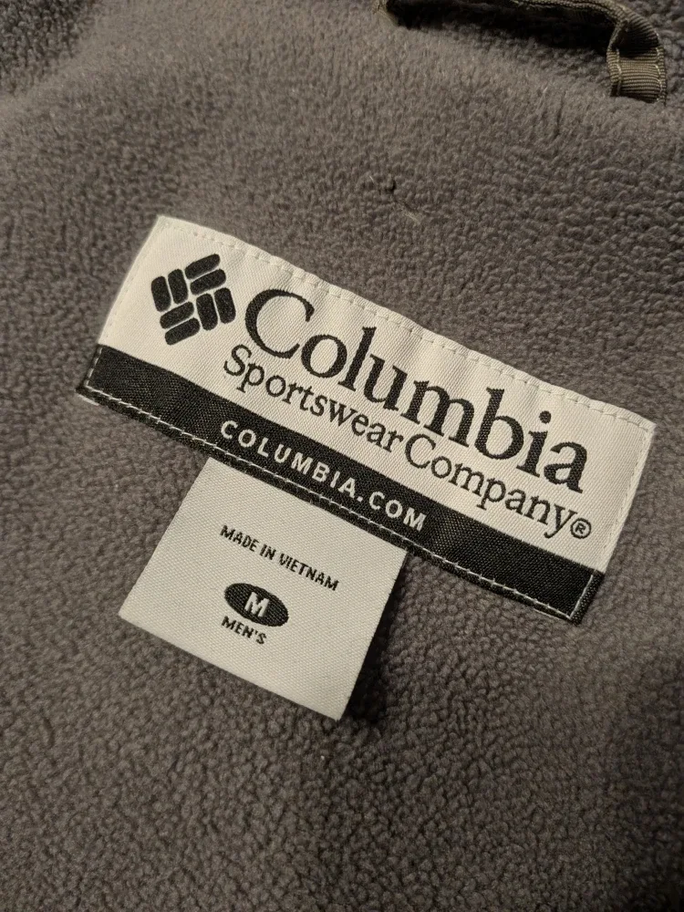 Men's Columbia khaki grey Men's Jacket - Size M gently used image indicator(3)