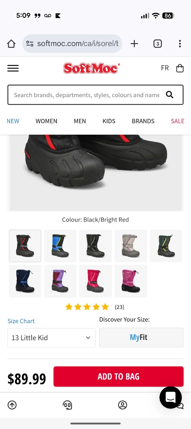 Sorel Kids' Snow Commander Boots - Size 13 image indicator(6)