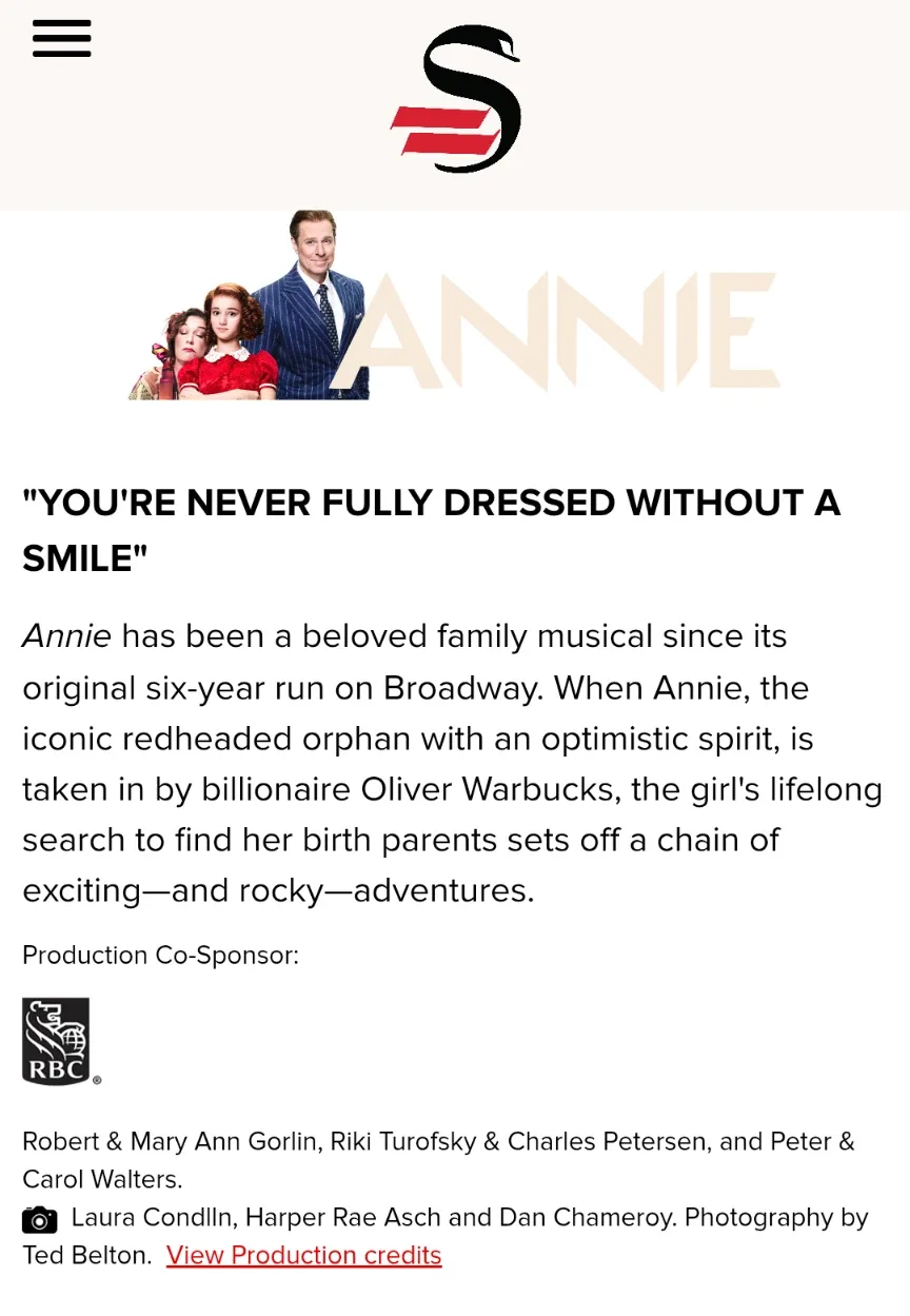 Annie Musical Tickets - Stratford Festival image indicator(2)