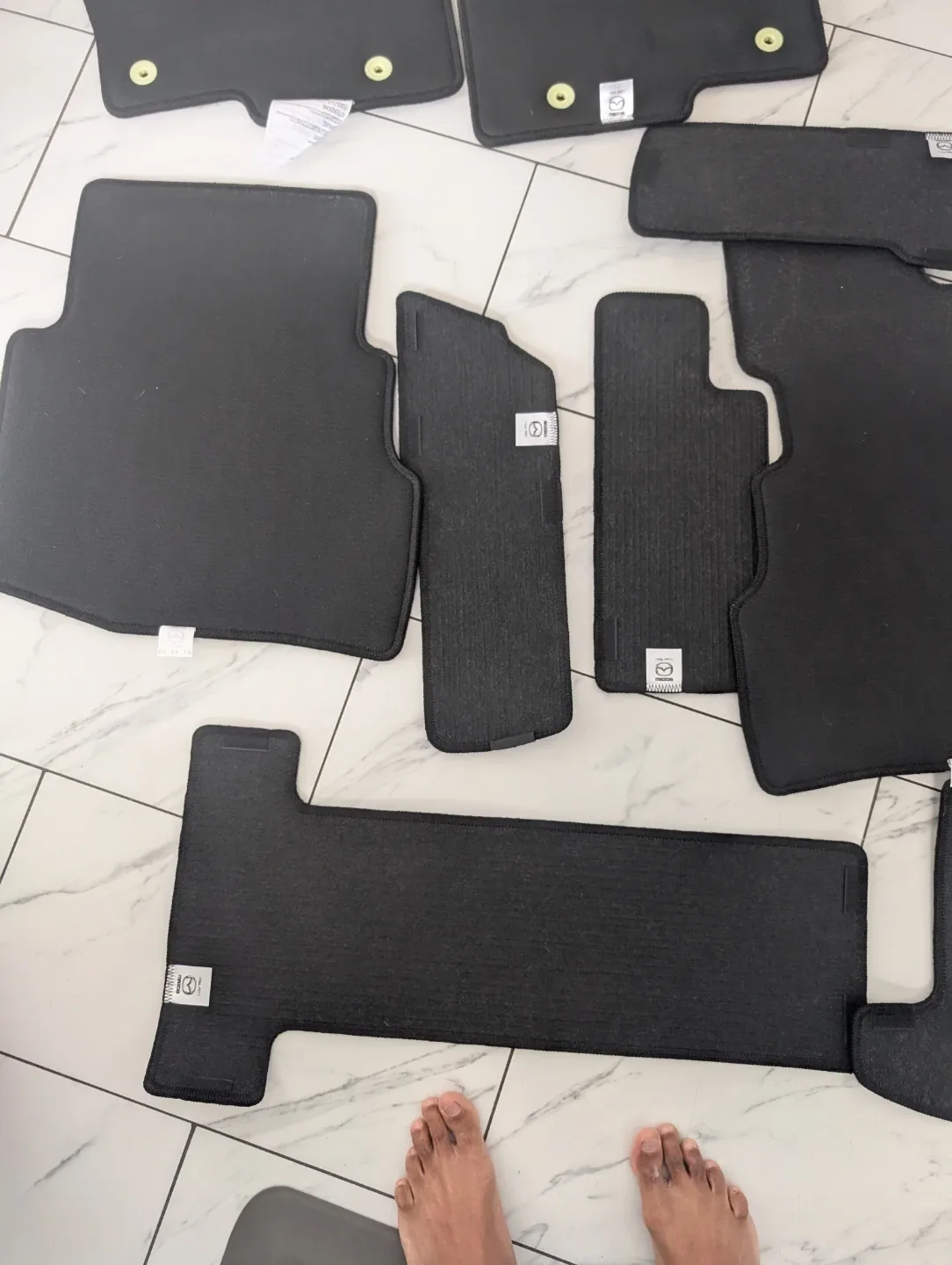 Mazda CX-9 Black Floor Mats image indicator(4)