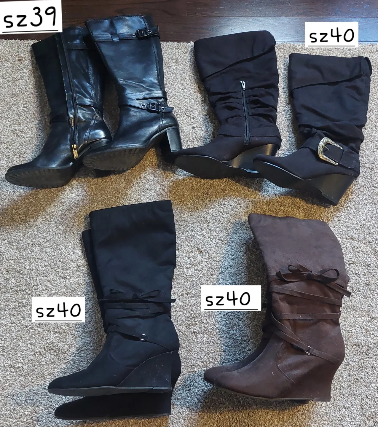Assorted Women's Boots - Size 9 & 9.5