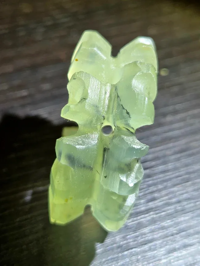 BC Jade Indigenous Handcarved Snowflake Pendant image indicator(6)