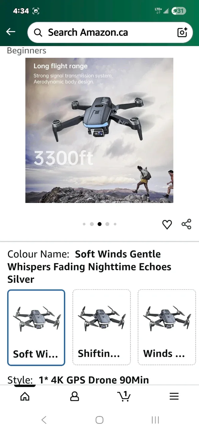 NAFYRE N11 PRO GPS Drone - Like New! image indicator(4)