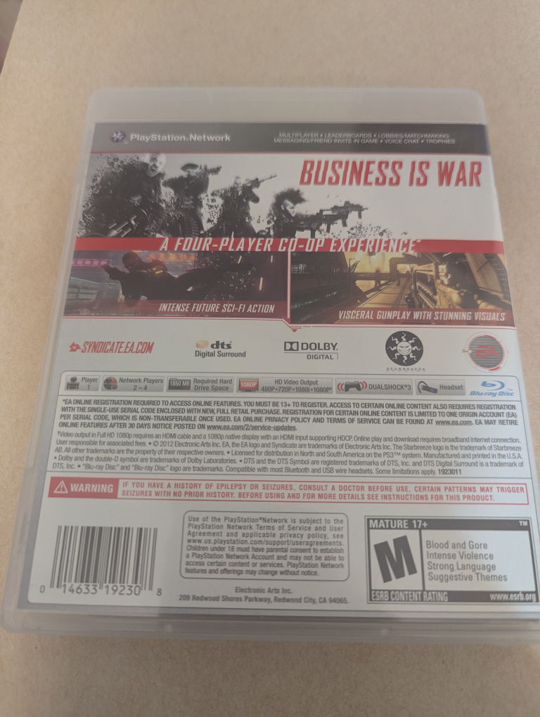 Syndicate for PS3 - photo 2