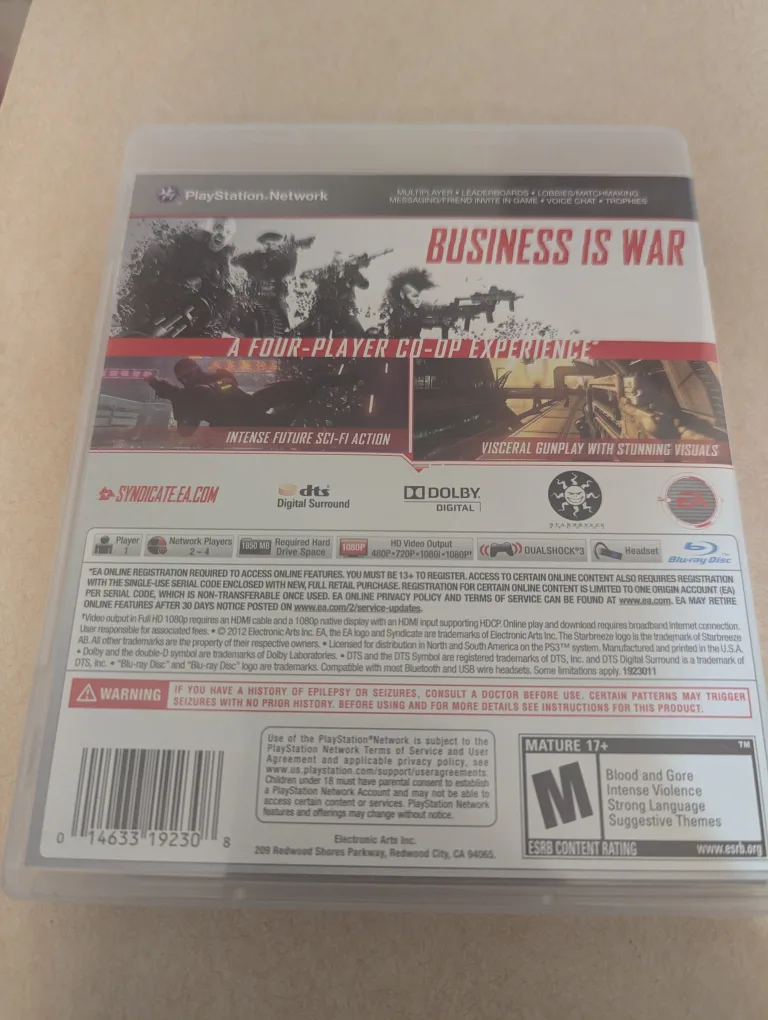 Syndicate for PS3 image indicator(2)