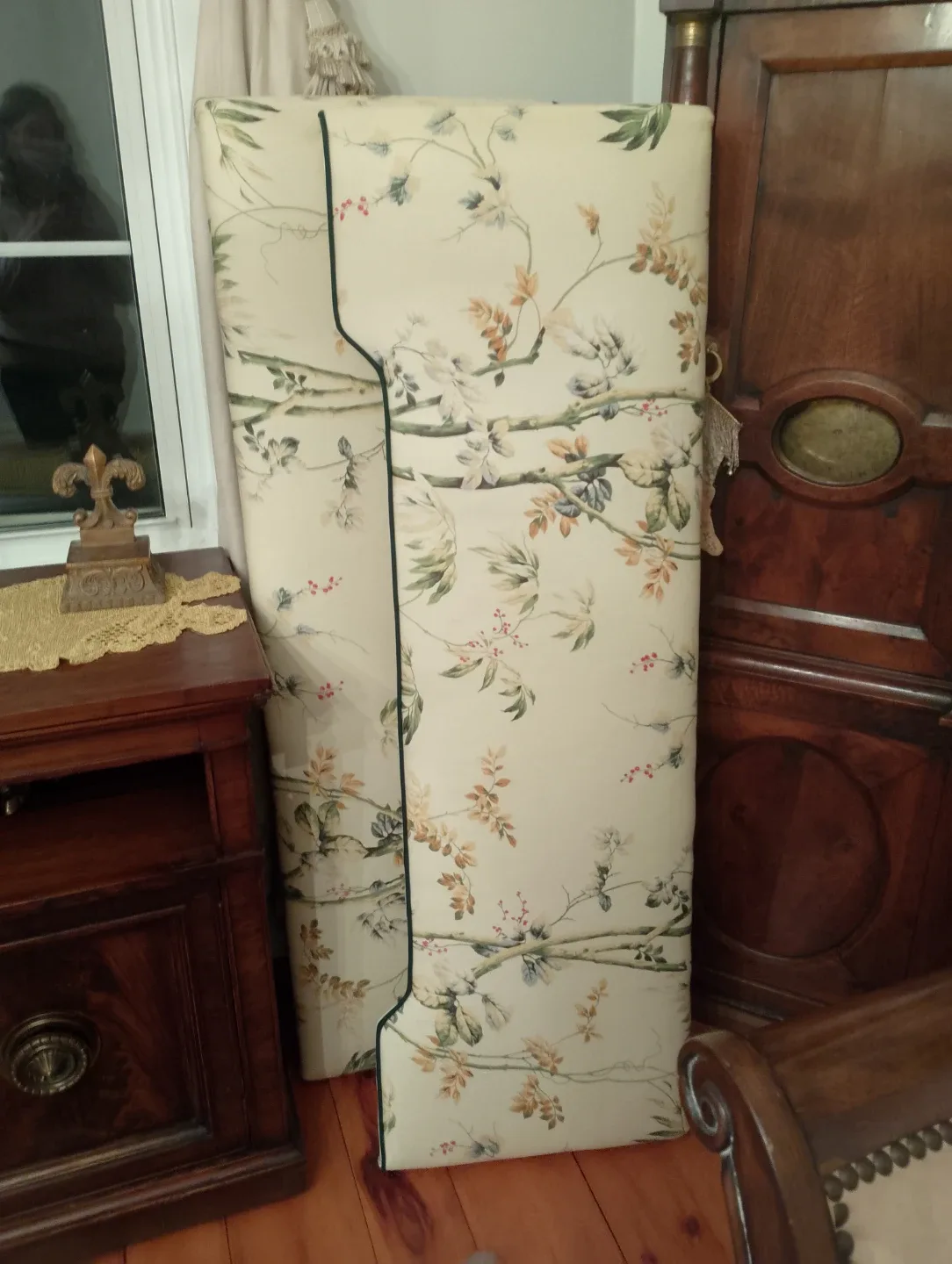 Floral Upholstered window valances image indicator(2)