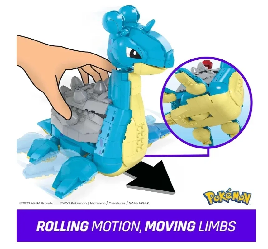 Brand NEW Mega Pokémon Lapras & Lokhlass Building Set image indicator(3)