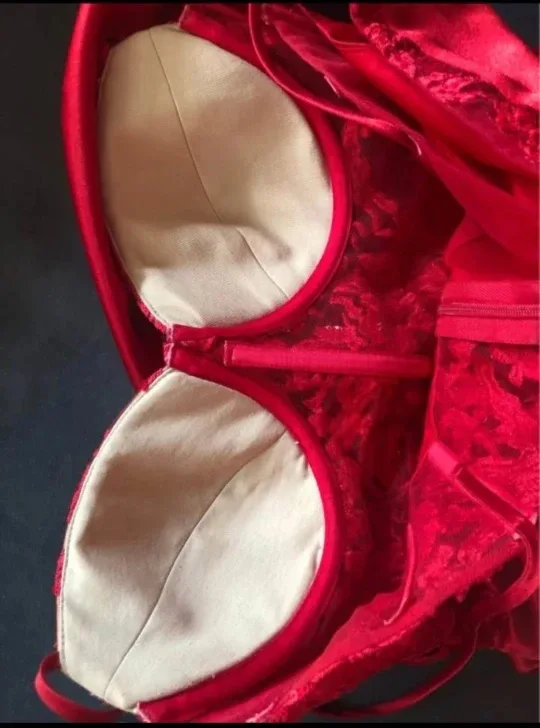 Red Satin Dress image indicator(6)