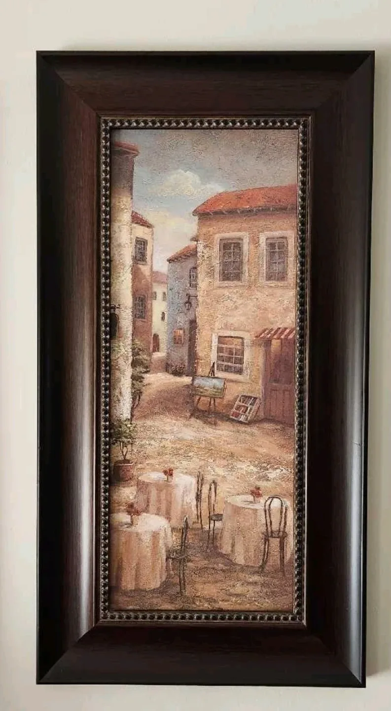 Framed Eiffel Tower/ Cafe Print image indicator(2)