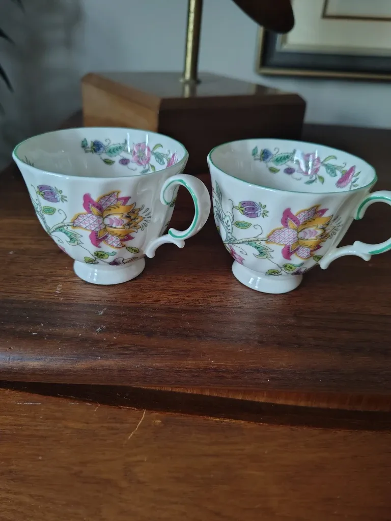 *New* Minton Haddon Hall Demitasse Cups - Pair