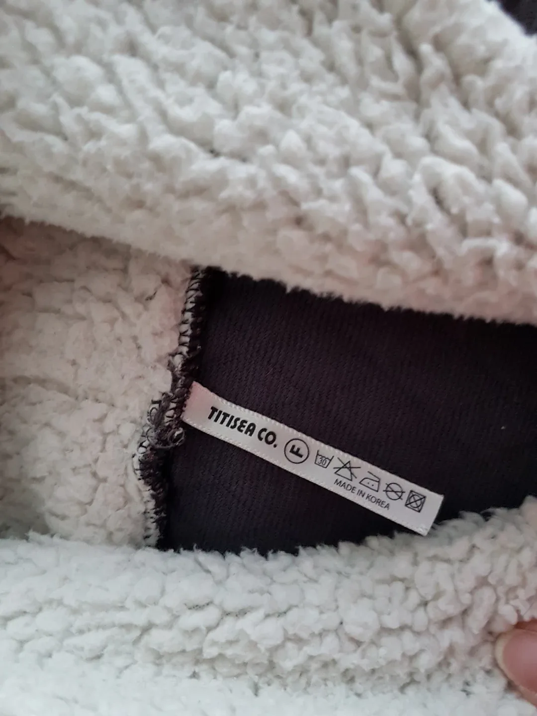 TITISEA CO. Quilted Hoodie Dress, Size L image indicator(2)