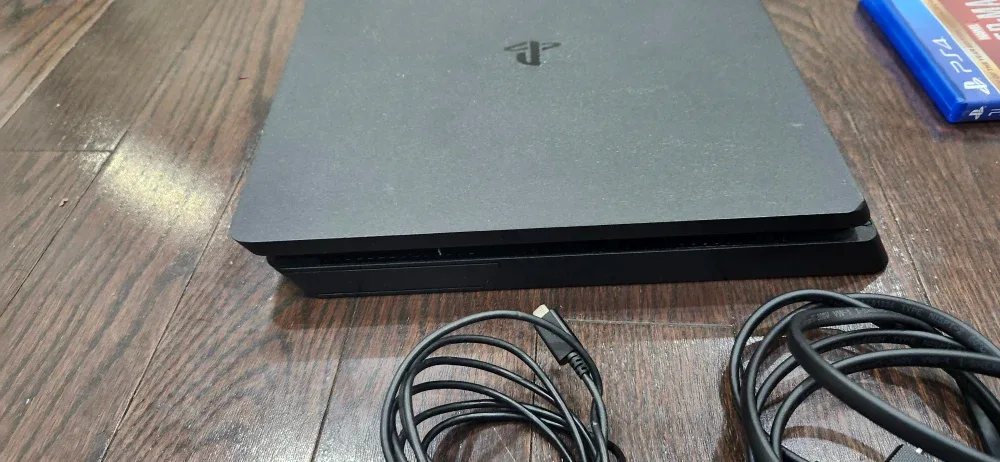 PlayStation 4 Slim with Red Controller & Spider-Man Game image indicator(3)