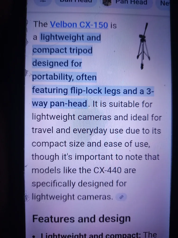 Velbon Tripod CX - 150 image indicator(7)