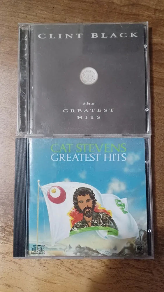 Clint Black & Cat Stevens Greatest Hits CDs image indicator(4)
